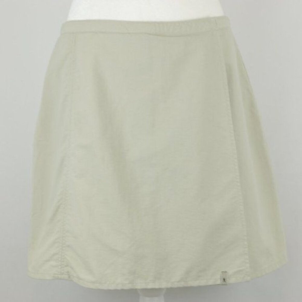 Royal Robbins Women's Size 12 Cream High Rise Wrap Casual Skort